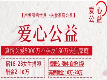 德兴捐卵助孕生子 爱心志愿者招募